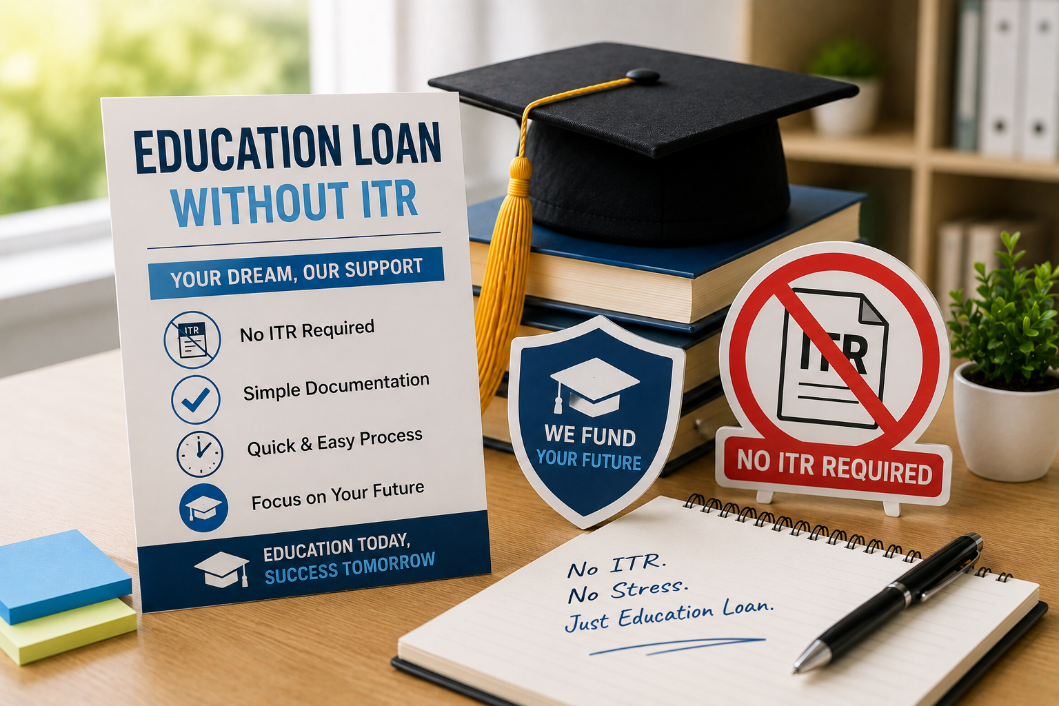 Education Loan Without ITR For Abroad Studies